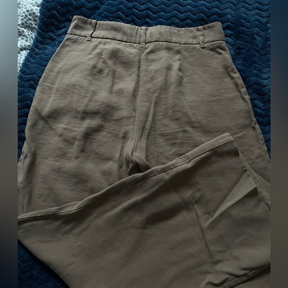 Brown pants wide leg mango - Picture 3 of 6